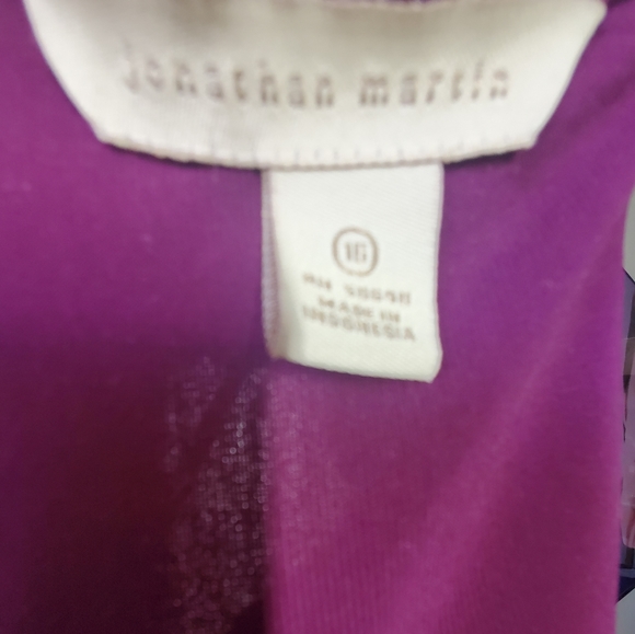 Midi dress,, halter style, plum color size 16 - Picture 6 of 6